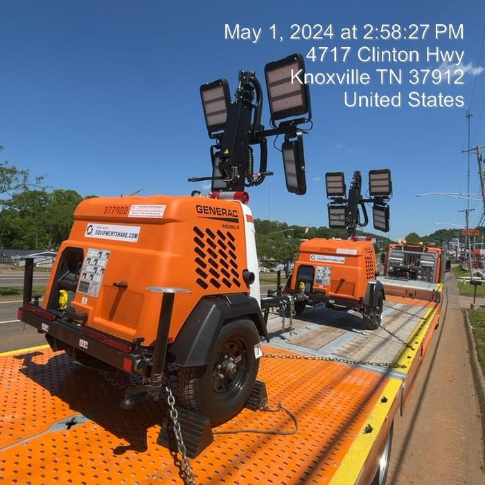 2023 Generac MLT2 Diesel, Flex Switch 120V Input, Powerzone Controller, 
(4) 320W LED Lights, 4kW Generator, 39.9 Gal Fuel Tank, 2" Ball, T3