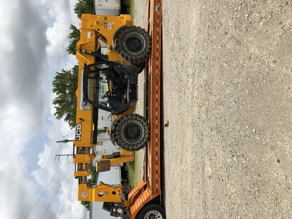 2019 JCB 512-56 Canopy, 74 HP, Solid Tires, STD Worklight, Beacon, Aux Hydraulics, Lifting Eye, Back up Alarm 66" Carriage, 60" Forks