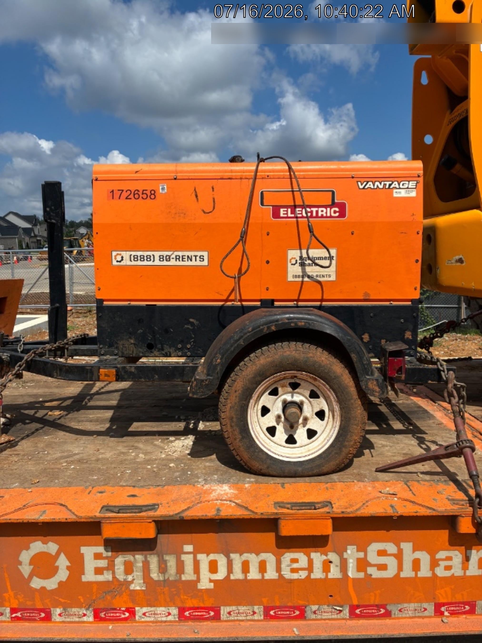 2021 Lincoln Electric Vantage 322 Vantage 322 Ready Pak 3 w/ Decals, ORANGE (includes trailer, cable rack, fender light kit) NO Telematics