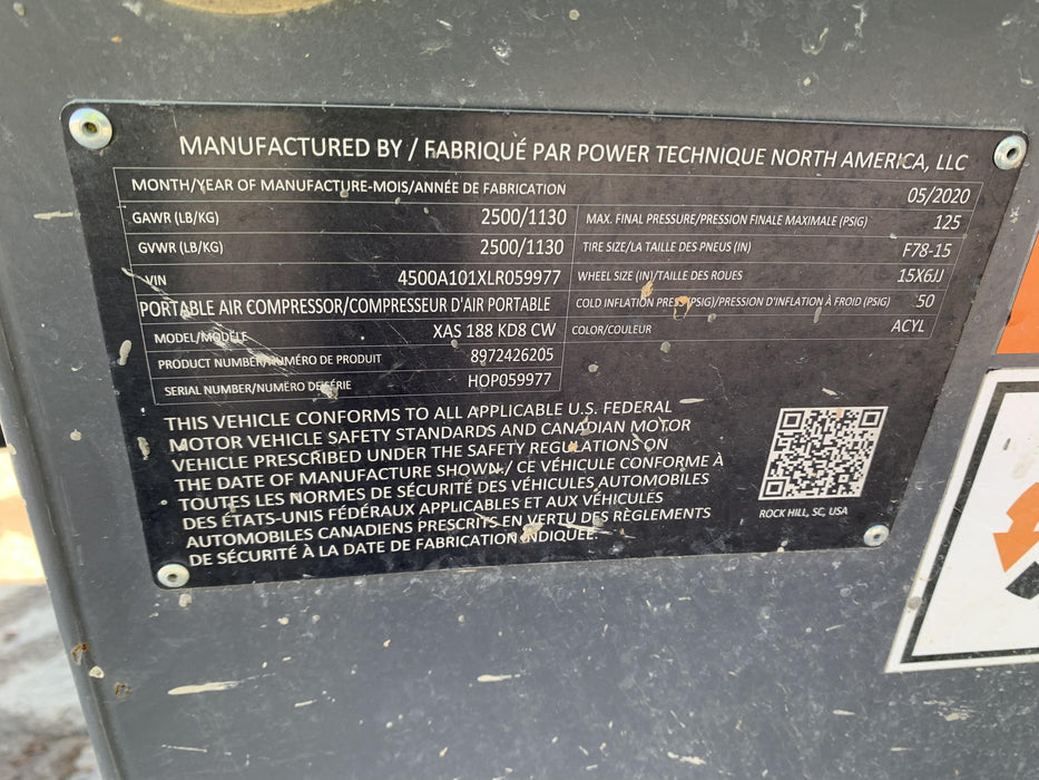 2020 ATLAS COPCO XAS188