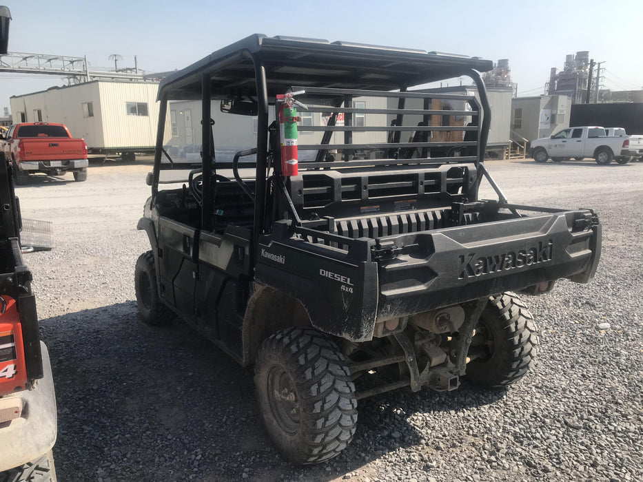 2019 Kawasaki Mule PRO-DXT Standard Options, Backup Alarm, Beacon, Plastic Hard Top, Poly Windshield, Horn Kit