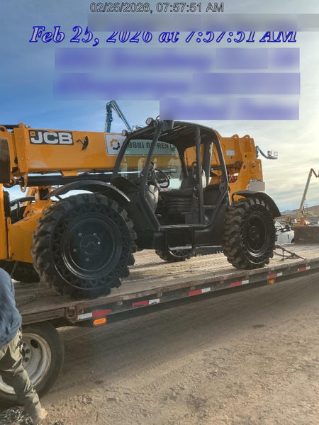 2020 JCB 512-56 Canopy, 74 HP, Solid Tires, STD Worklight, Beacon, Aux Hydraulics, Lifting Eye, Backup Alarm w/72" Carriage, 60" Forks