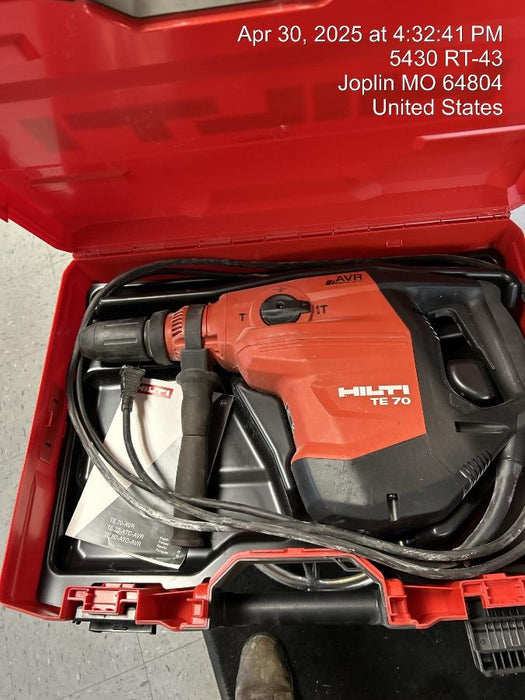 2020 HILTI TE 70-AVR