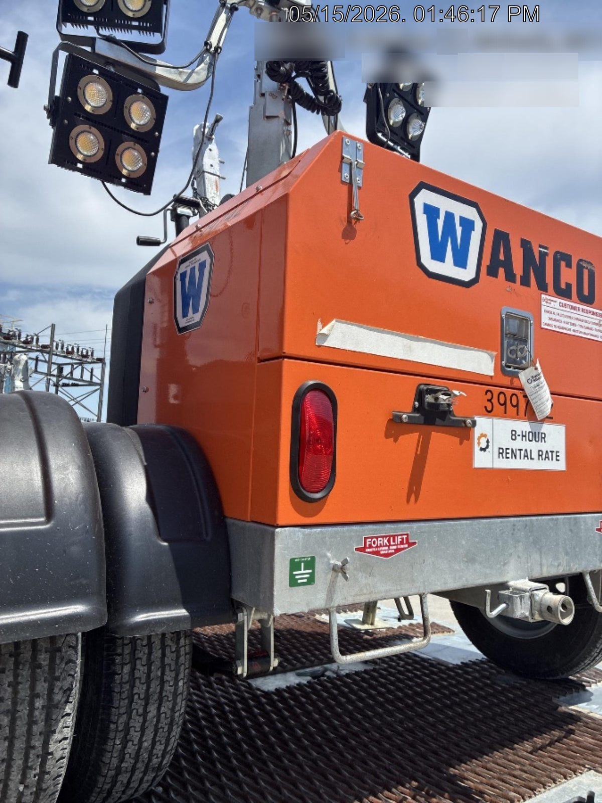 2024 Wanco WLTT-4MM4K Diesel, Deep Sea Controller, Shore Power Plug, Auto Start, (4) 350W LED Floodlights, 4kW Generator, 60 Gal Fuel Tank, 2" Ball, T3