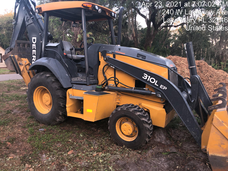 2020 John Deere 310LEP Canopy, 4WD, Standard Stick, Pilot Controls, 2 Way Hydraulics, TAG Manual QC