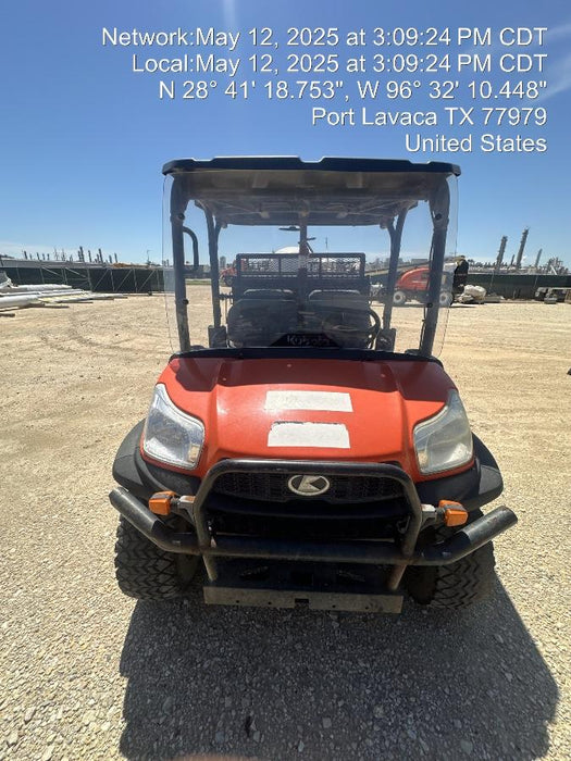 2020 Kubota RTV-X1140W-H Canopy, Diesel, 2 Seater, HDWS Tires, Windshield, Back up Alarm, Amber Strobe Light, Cargo Box