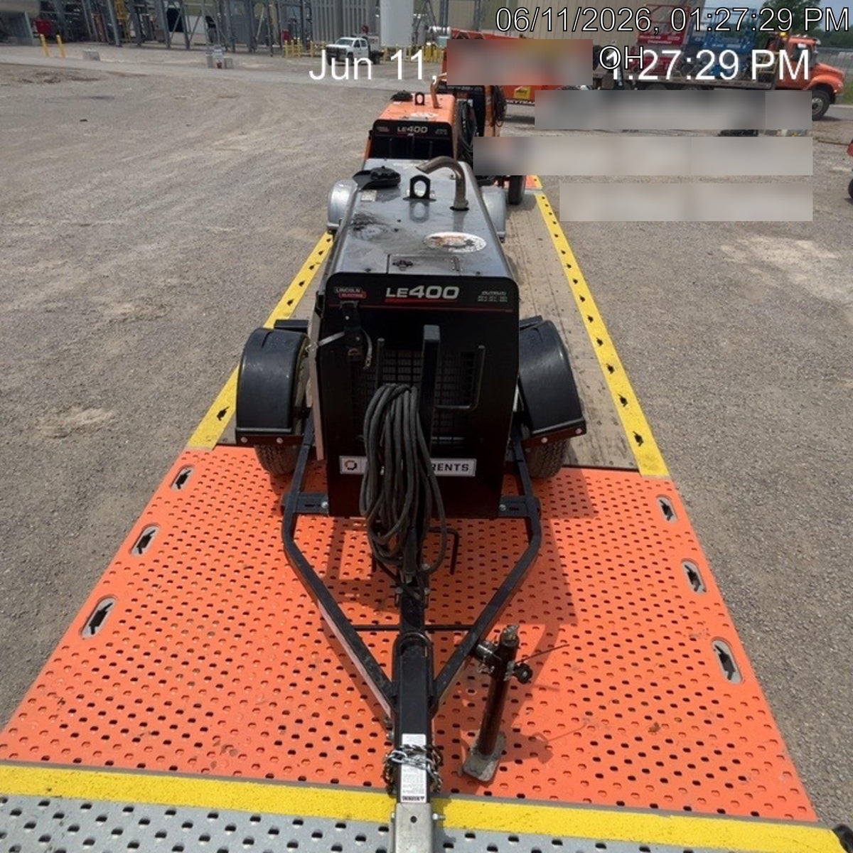 2022 Lincoln Electric LE400 Kubota V1505, Trlr, Cable Rack, Light Kit, ES Decals, T3