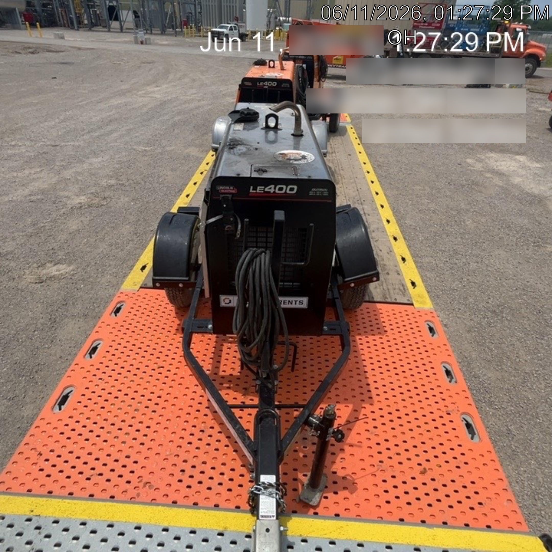 2022 Lincoln Electric LE400 Kubota V1505, Trlr, Cable Rack, Light Kit, ES Decals, T3