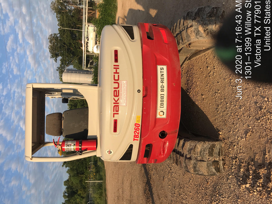 2019 TAKEUCHI TB260