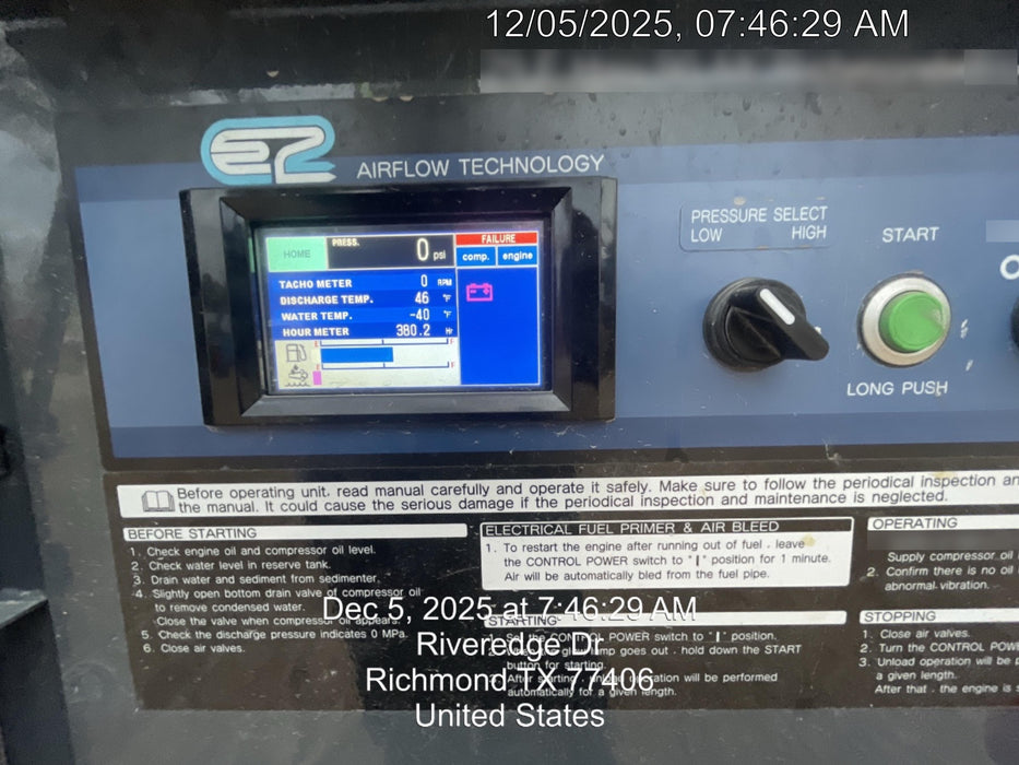 2025 AIRMAN PDSF375DP-6E1