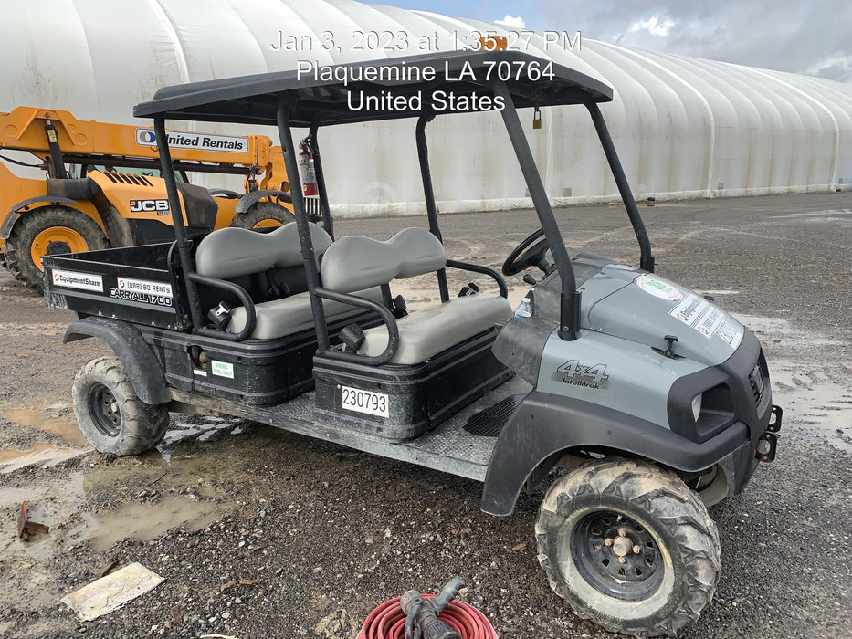 2022 Club Car CA1700D Canopy, Diesel, 4 Passenger