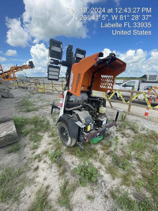 2023 Generac MLT2 Diesel, Flex Switch 120V Input, Powerzone Controller, 
(4) 320W LED Lights, 4kW Generator, 39.9 Gal Fuel Tank, 2" Ball, T3