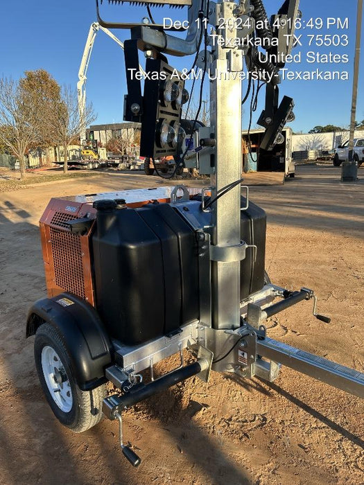 2024 Wanco WLTT-4MM4K Diesel, Deep Sea Controller, Shore Power Plug, Auto Start, (4) 350W LED Floodlights, 4kW Generator, 60 Gal Fuel Tank, 2" Ball, T3