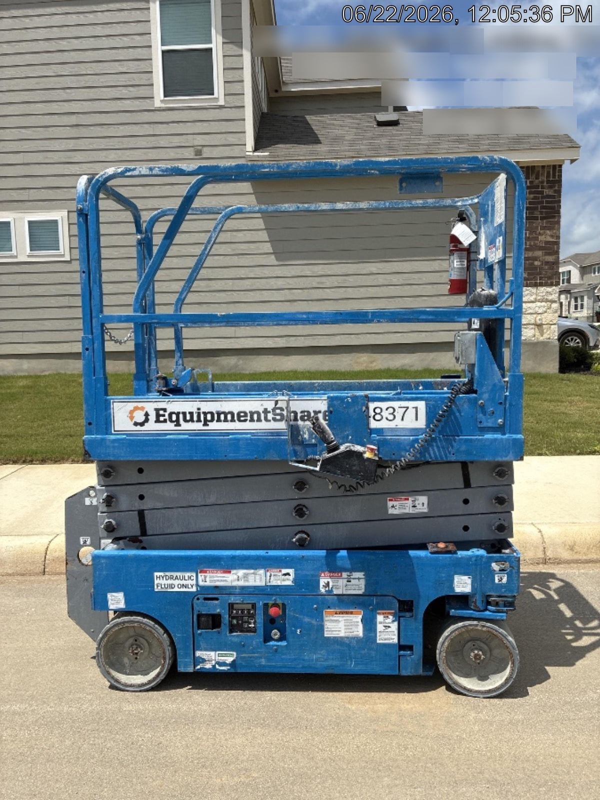 2019 Genie GS-1930 Fixed rails with chain Entry