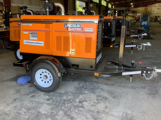 2021 Lincoln Electric Vantage 549X Ready Pak 3, ORANGE (includes trailer, cable rack, fender light kit)