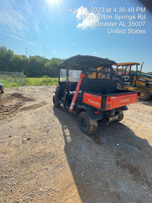 2020 Kubota RTV-X1140WL-H 4 Passenger cart with Plastic canopy, windshield, strobe light, harness, and backup alarm