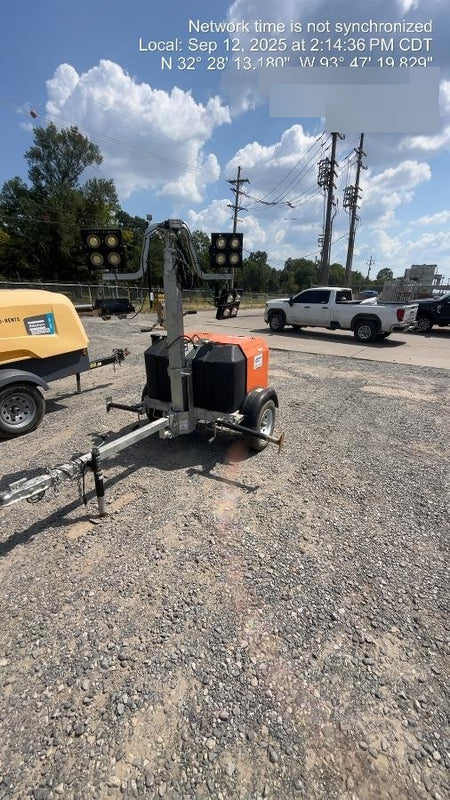 2024 Wanco WLTT-4MM4K Diesel, Deep Sea Controller, Shore Power Plug, Auto Start, (4) 350W LED Floodlights, 4kW Generator, 60 Gal Fuel Tank, 2" Ball, T3