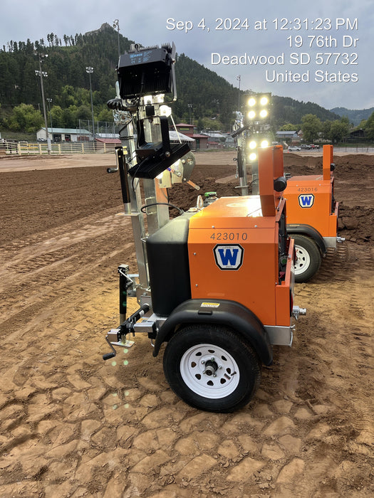 2024 Wanco WLTT-4MM4K Diesel, Deep Sea Controller, Shore Power Plug, Auto Start, (4) 350W LED Floodlights, 4kW Generator, 60 Gal Fuel Tank, 2" Ball, T3
