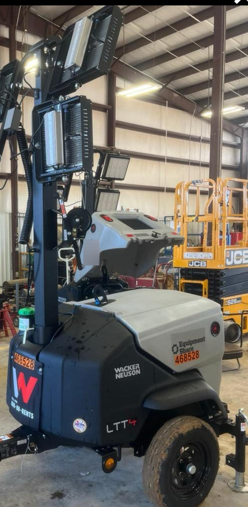 2024 Wacker Neuson LTT4 Diesel, Kohler KDW702, Deep Sea Controller, Auto Start, LED 320W, Bypass Outlet, T3