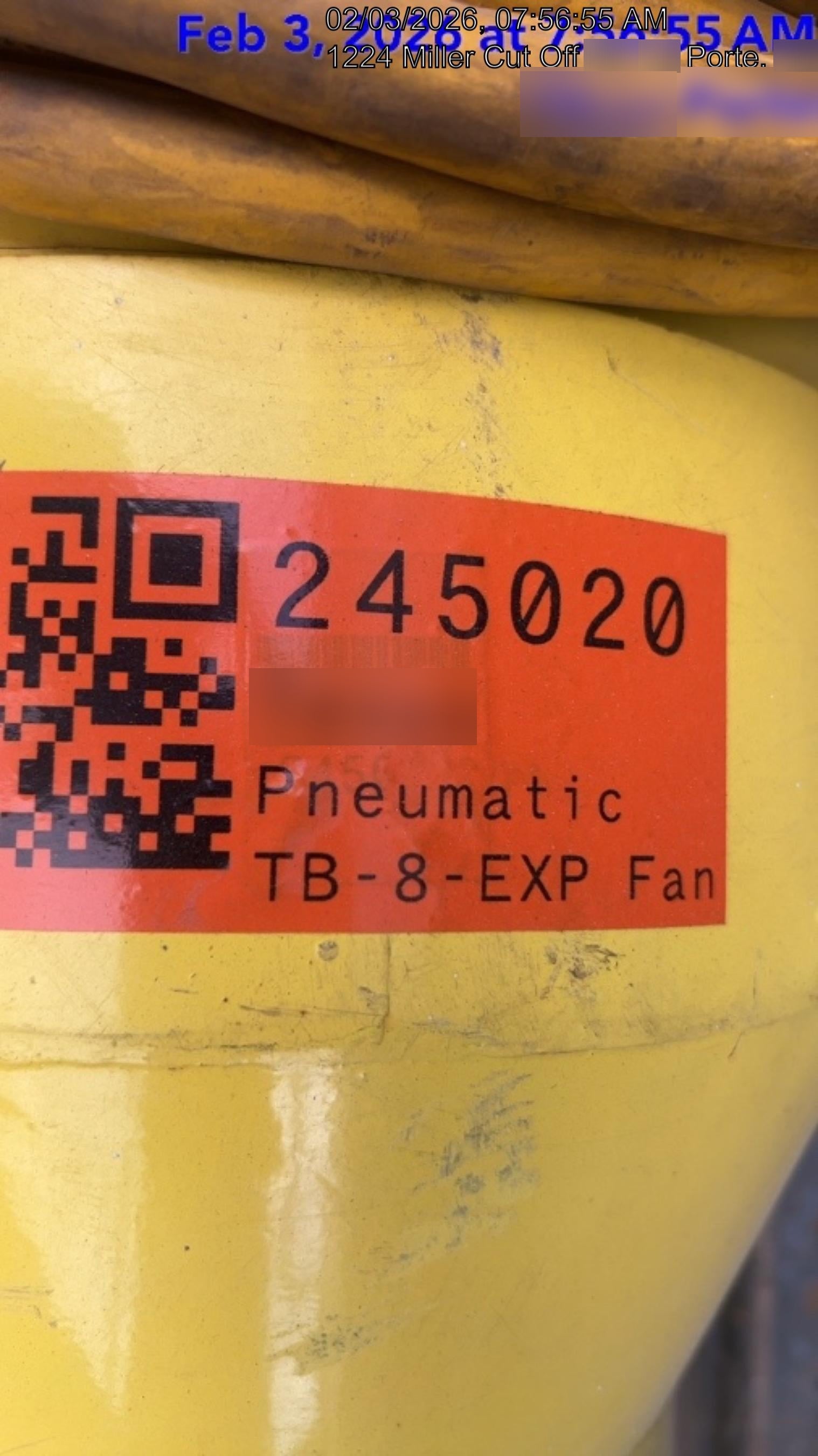 2021 TEXAS PNEUMATIC TOOLS, INC. TB-8-EXP