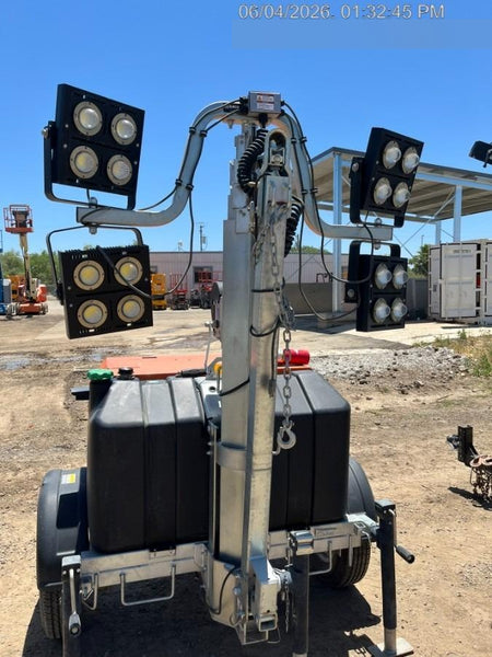 2024 Wanco WLTT-4MM4K Diesel, Deep Sea Controller, Shore Power Plug, Auto Start, (4) 350W LED Floodlights, 4kW Generator, 60 Gal Fuel Tank, 2" Ball, T3
