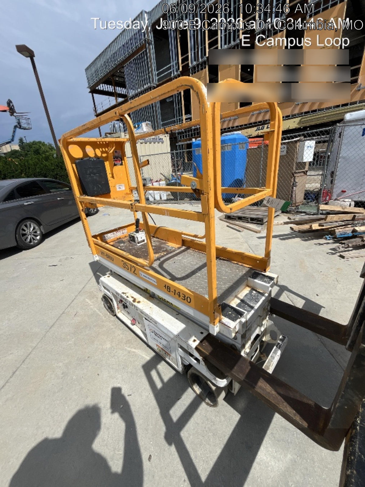 Custom Equipment HB-1430 Hy-Brid Scissor Lift
Platform capacity up to 670 lbs
Working height up to 20 ft
Weighs under 1,700 lbs
Non-marking wheels