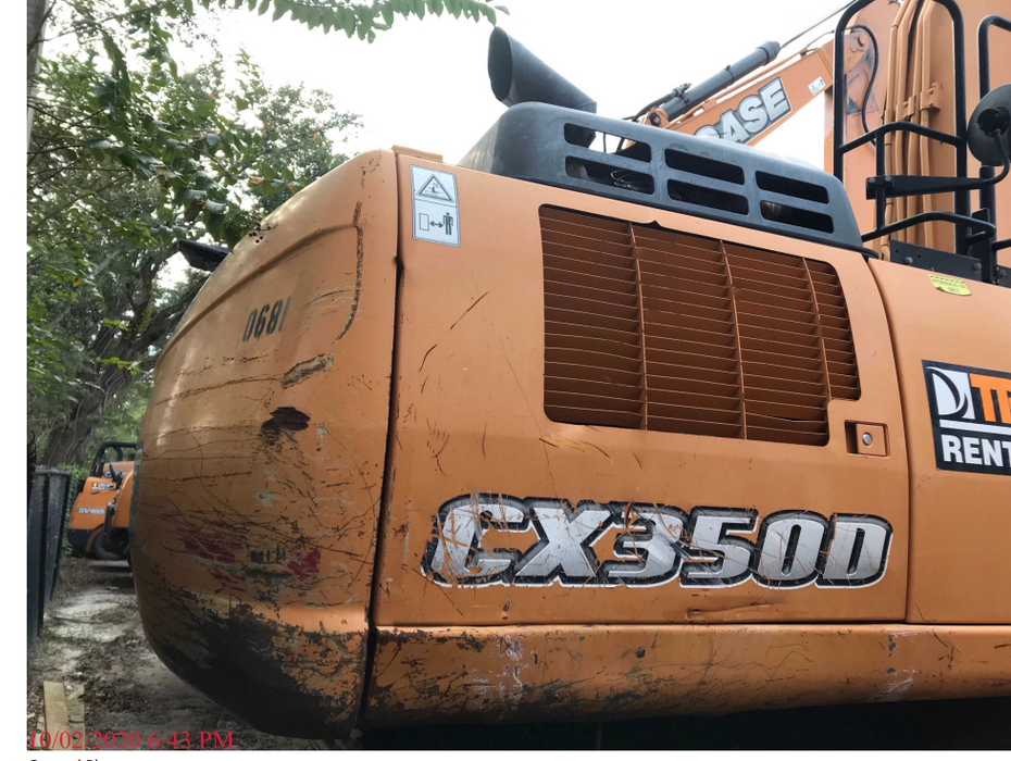 2016 CASE CX350D