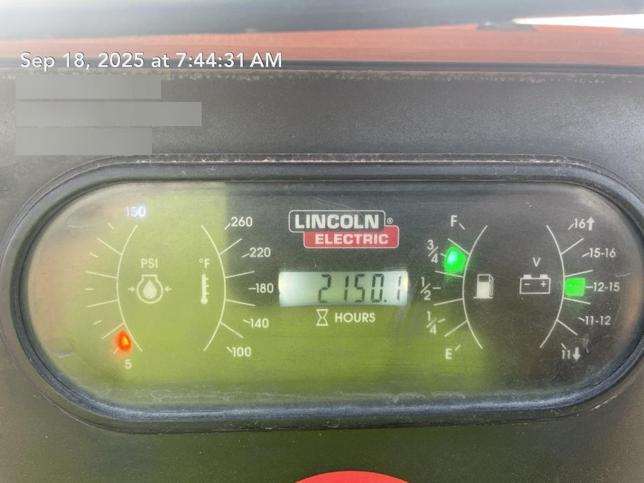 2021 Lincoln Electric Vantage 549X Ready Pak 3, ORANGE (includes trailer, cable rack, fender light kit)