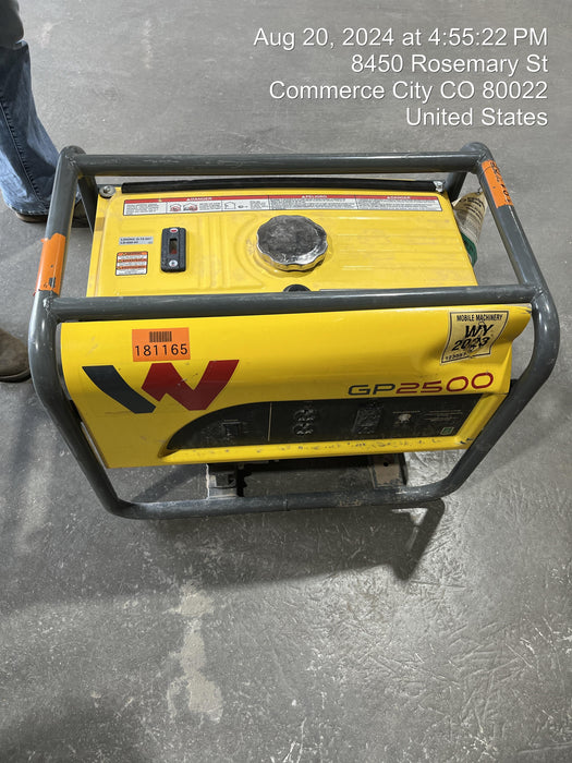 2021 WACKER NEUSON GP2500A