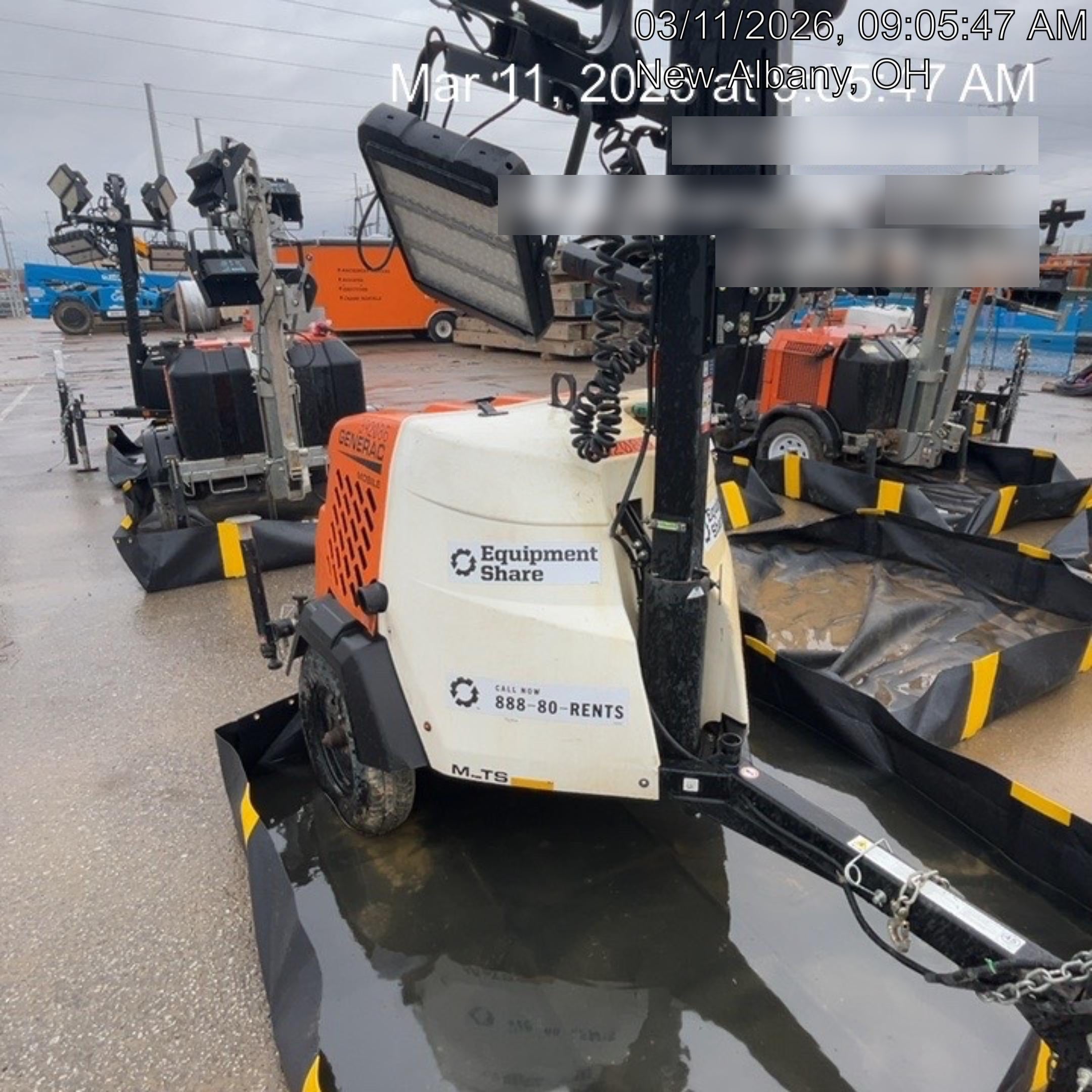2024 Generac MLT2 Diesel, Flex Switch 120V Input, Powerzone Controller, 
(4) 320W LED Lights, 4kW Generator, 39.9 Gal Fuel Tank, 2" Ball, T3