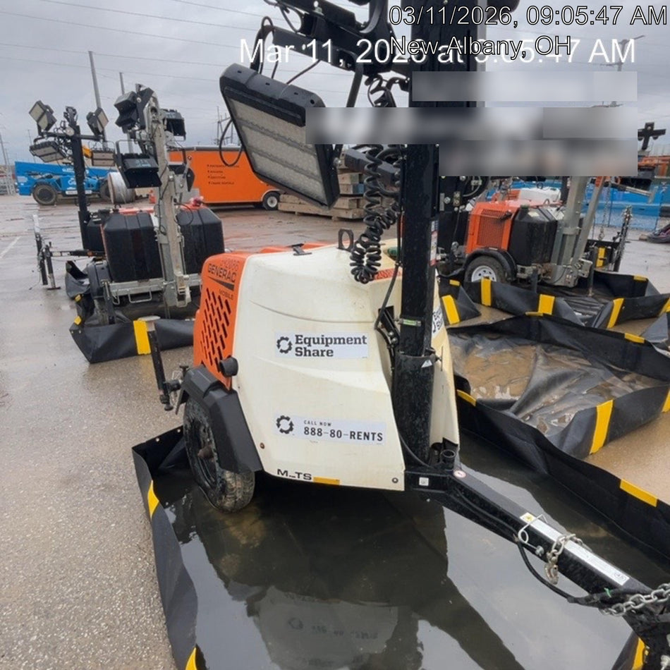 2024 Generac MLT2 Diesel, Flex Switch 120V Input, Powerzone Controller, 
(4) 320W LED Lights, 4kW Generator, 39.9 Gal Fuel Tank, 2" Ball, T3