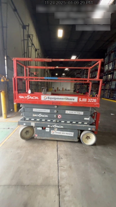 2016 Skyjack SJIII-3226 Standard Options