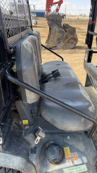 2022 Kubota RTV-X1140W-H Plastic Canopy, Windshield Acrylic Clear, LED Strobe Light, Wire Harness Kit, Back up Alarm