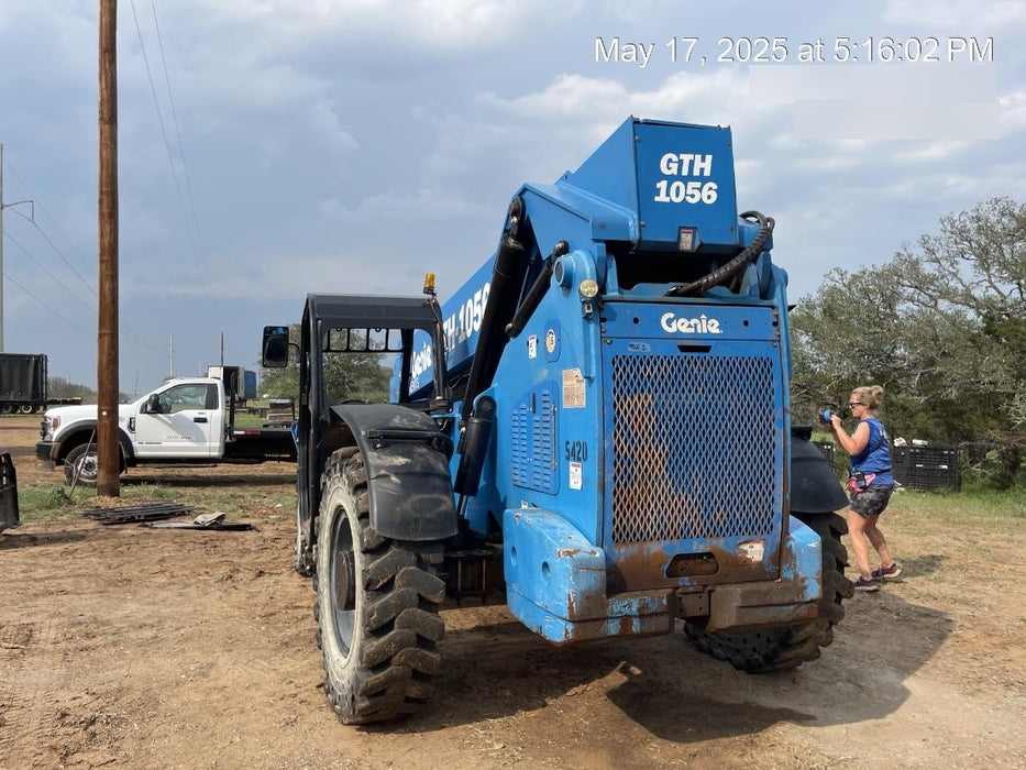 2017 Genie GTH-1056 Genie GTH1056, Solid Tires, 60" carriage, Light Kit, Open ROPS