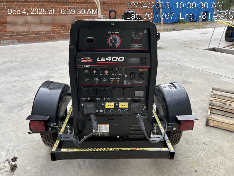 2024 Lincoln Electric LE400 Kubota V1505, Trlr, Cable Rack, Light Kit, ES Decals, T3