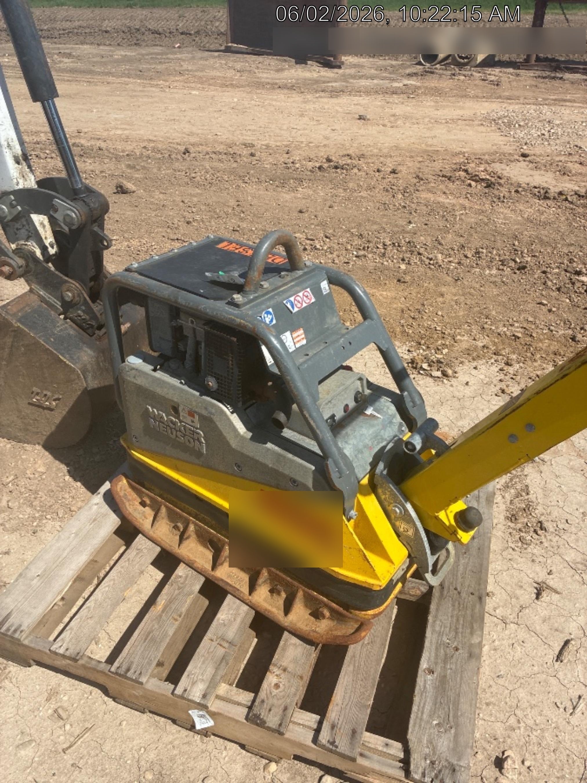 2020 Wacker Neuson DPU4545HEH Walk Behind Reversible Plate Compactor, Diesel