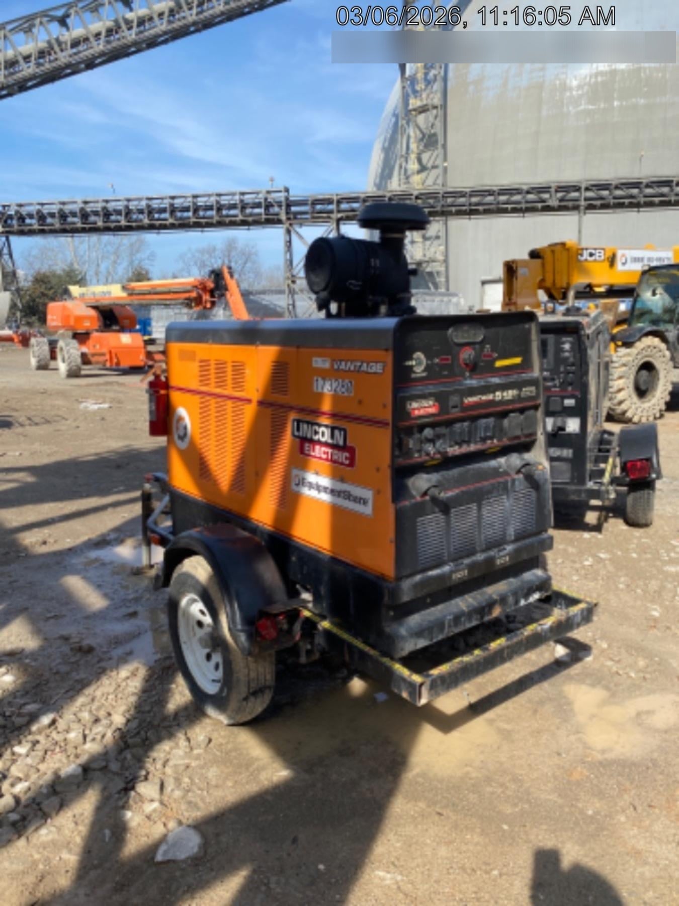 2021 Lincoln Electric Vantage 549X Ready Pak 3, ORANGE (includes trailer, cable rack, fender light kit)
