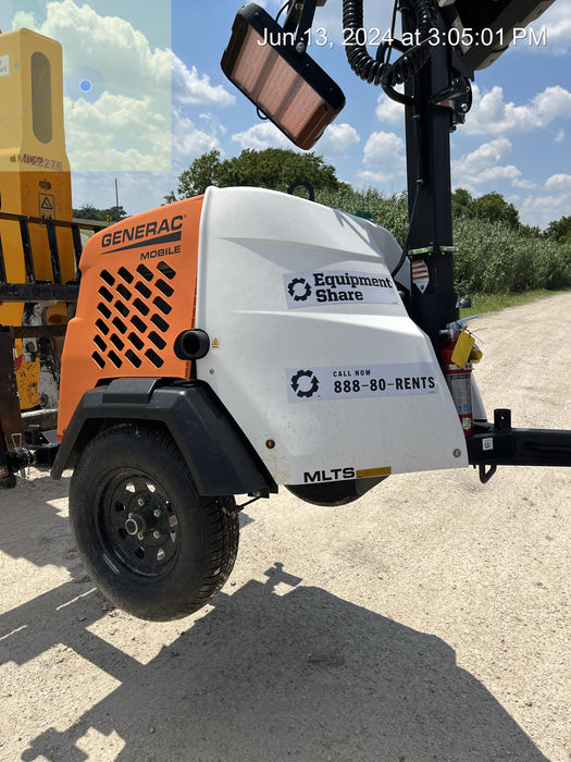 2024 Generac MLT2 Diesel, Flex Switch 120V Input, Powerzone Controller, 
(4) 320W LED Lights, 4kW Generator, 39.9 Gal Fuel Tank, 2" Ball, T3