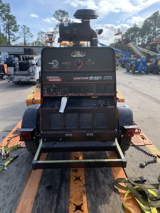 2021 Lincoln Electric Vantage 549X Ready Pak 3, ORANGE (includes trailer, cable rack, fender light kit)