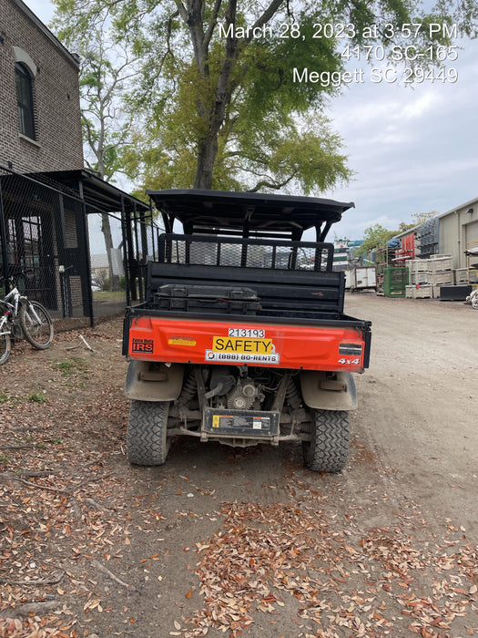 2022 Kubota RTV-X1140W-H Plastic Canopy, Windshield Acrylic Clear, LED Strobe Light, Wire Harness Kit, Back up Alarm