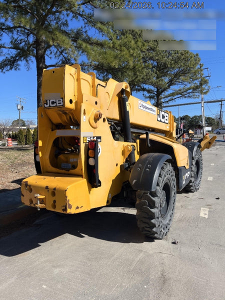 2019 JCB 514-56 Cab/Heat/Air, 109HP, Solid Tires, STD Worklight, Beacon, Aux Hydraulics, Lifting Eye, Back up Alarm w/72" Side Shift Carriage, 60" Forks