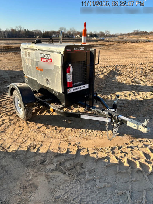 2024 Lincoln Electric LE400 Kubota V1505, Trlr, Cable Rack, Light Kit, ES Decals, T3