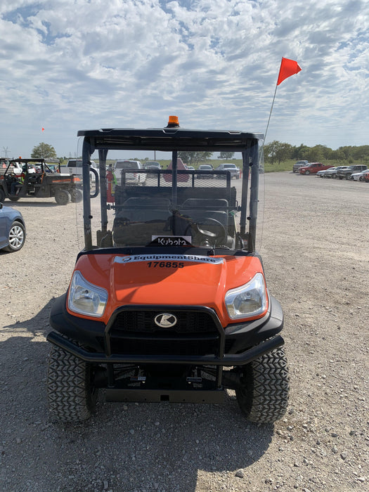 2021 Kubota RTV-X1140W-H Plastic Canopy, Windshield Acrylic Clear, LED Strobe Light, Wire Harness Kit, Back up Alarm