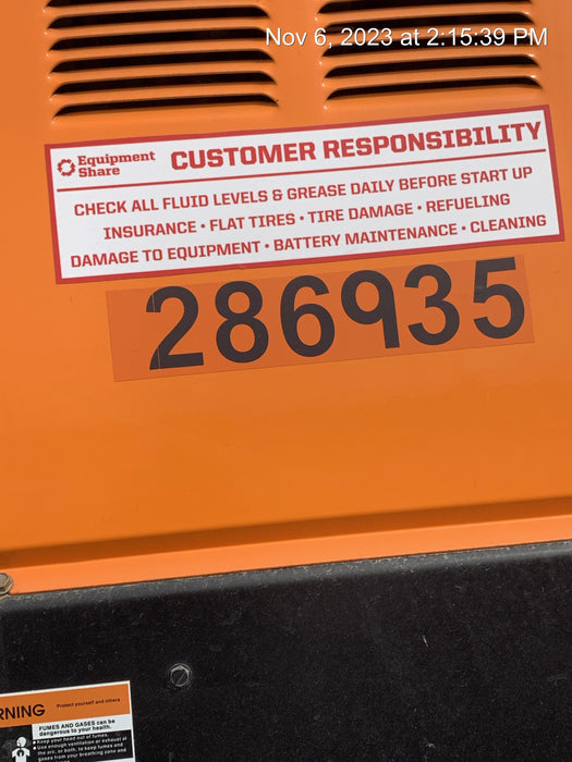 2022 Lincoln Electric LE400 Kubota V1505, Trlr, Cable Rack, Light Kit, ES Decals, T3