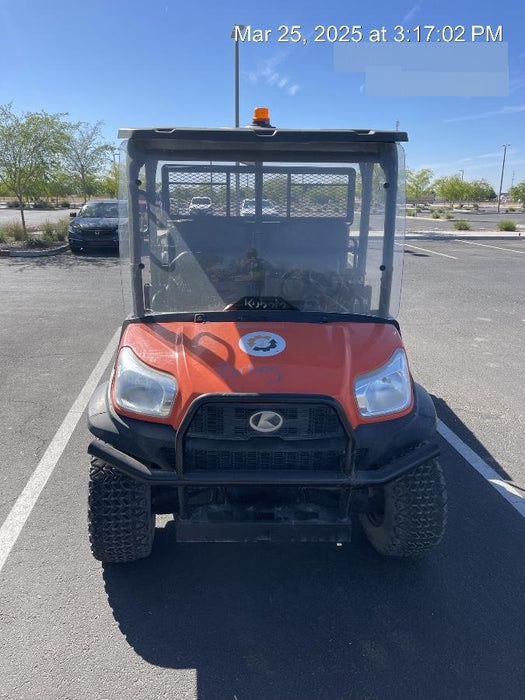 2022 Kubota RTV-X1140W-H Plastic Canopy, Windshield Acrylic Clear, LED Strobe Light, Wire Harness Kit, Back up Alarm