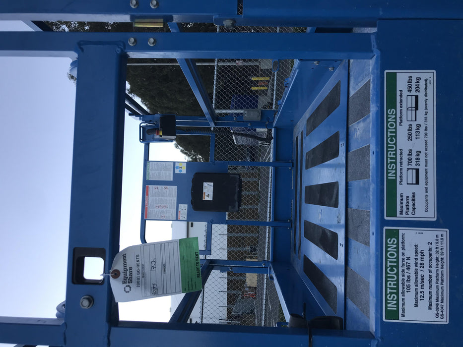 2020 Genie GS-3246 Standard, Folding full height swing gate, 800W Inverter