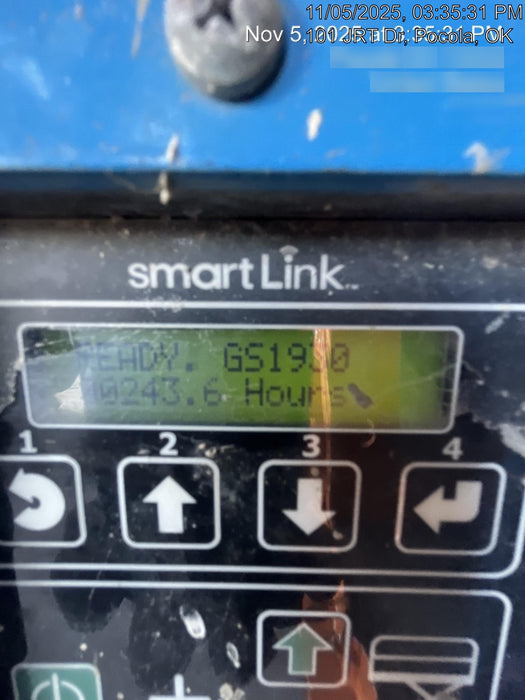 2019 Genie GS-1930 Fixed rails with chain Entry