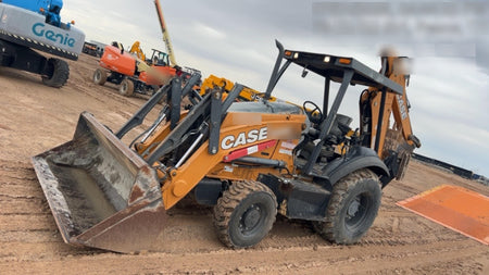 2019 Case 580N EP Canopy, 4WD, GP Front Bucket, Standard Stick, 1 Way Aux Hydraulics, ISO Controls