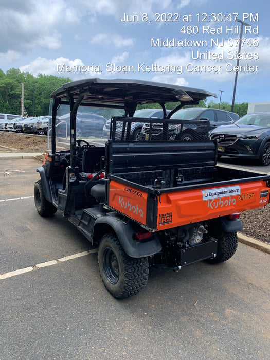 2022 Kubota RTV-X1140W-H Plastic Canopy, Windshield Acrylic Clear, LED Strobe Light, Wire Harness Kit, Back up Alarm
