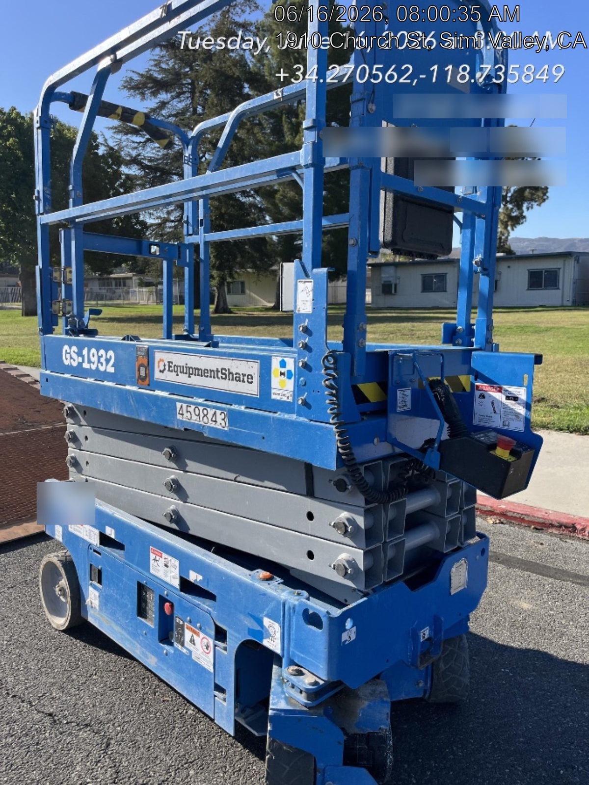 2024 Genie GS-1932 Electric Drive, Sld NM Tires, DBcns, T3 + Access Control
